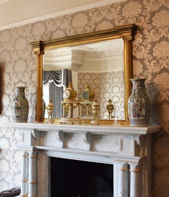 Lot 798 - Modern giltwood overmantel
