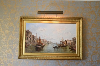 Lot 564 - Alfred Pollentine (1836-1890) - Oil on canvas - The Grand Canal, Venice
