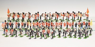 Lot 303 - Britains - Large quantity of hand-painted metal military figures