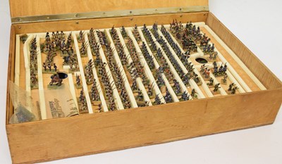 Lot 305 - Quantity of hand-painted metal miniature Napoleonic soldiers