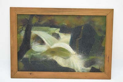 Lot 634 - Shirley Pond  - Oil on board - 'Welsh Water'