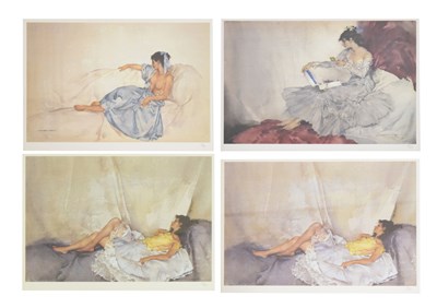 Lot 533 - Group of five William Russell-Flint unsigned limited edition prints