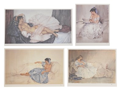 Lot 534 - Group of four William Russell-Flint unsigned limited edition prints