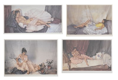 Lot 535 - Group of four William Russell-Flint unsigned limited edition prints