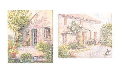 Lot 544 - Stephen J Darbishire RBA (b.1940) - Oils on panel - 'Just Passing’ and ‘Evening Shadow'