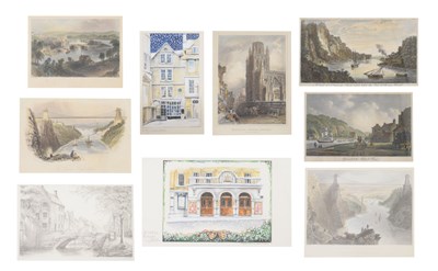 Lot 502 - Group of eight Bristol and Bath related prints