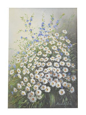 Lot 514 - Hermann Ertle - Oil on canvas - 'Summer Flowers'