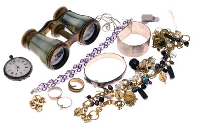 Lot 140 - Group of silver and other jewellery and effects