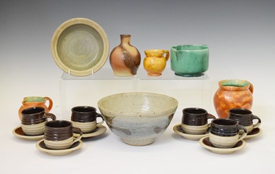 Lot 422 - Group of studio pottery by Fishley Holland etc