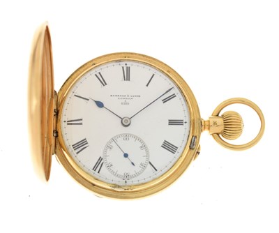 Lot 237 - Barraud & Lunds, London - 18ct gold hunter pocket watch