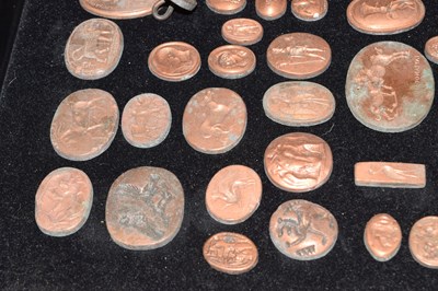 Lot 304 - Collection of metal intaglios