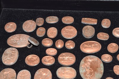 Lot 304 - Collection of metal intaglios