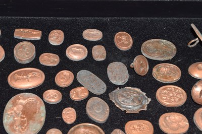 Lot 304 - Collection of metal intaglios