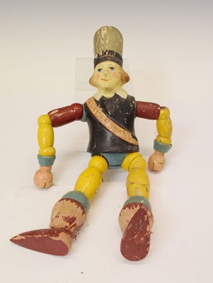Lot 312 - Mazda Valves 'Ediswan Radio' jointed wooden advertising figure