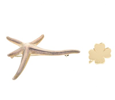 Lot 52 - Tiffany & Co silver starfish brooch