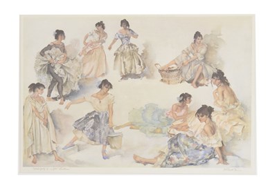 Lot 500 - After Sir William Russell Flint - Signed artist's proof and reference book