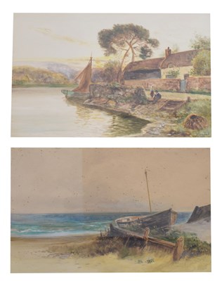 Lot 518 - D. Sheryin (Early 20th century British School) - Two watercolour studies