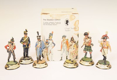 Lot 291 - Chas.C.Stadden (The Stadden Edition) - Group of seven military figures