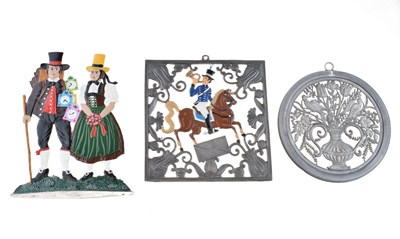 Lot 231 - Quantity of pressed metal works