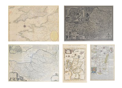 Lot 723 - Late 18th/early 19th century 'Bowles new Topographical Chart of the English Channel'