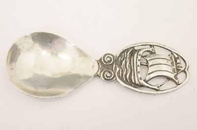 Lot 217 - Cook Holland and Company caddy spoon
