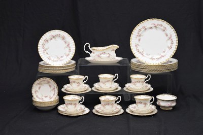 Lot 445 - Royal Albert 'Dimity Rose' pattern dinner service and tea set