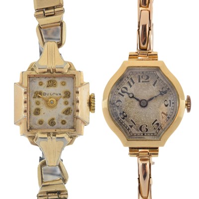 Lot 149 - Early 20th century lady's 18ct gold cased cocktail watch