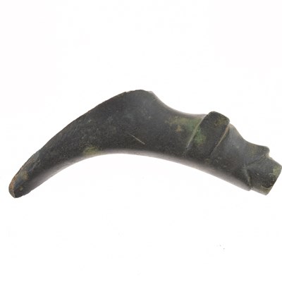 Lot 257 - Medieval alloy pouring spout