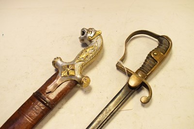 Lot 312 - Indian sword and Imperial German sabre.