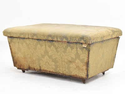 Lot 669 - Fabric covered ottoman