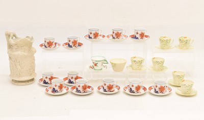 Lot 474 - Art Deco Tams Ware 'Dorothy' pattern six-person coffee set