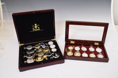 Lot 84 - Twenty-seven modern pocket watches