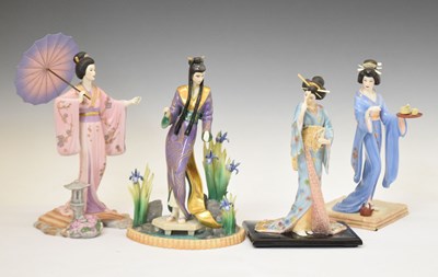 Lot 465 - Four Franklin Mint figures