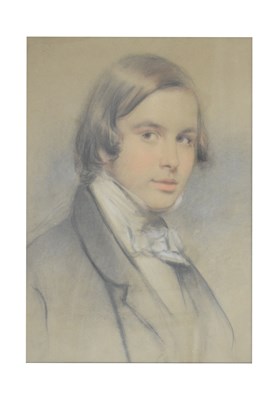 Lot 568 - Follower of George Richmond (1809-1896) - Pastel - Portrait of a gentleman