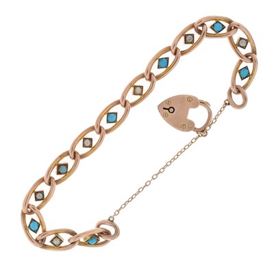 Lot 56 - Victorian 9ct gold curb link bracelet
