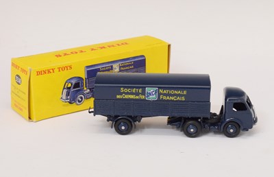 Lot 314 - French Dinky Toys - ‘Tracteur Panhard Et Semi-Remorque S.N.C.F.’