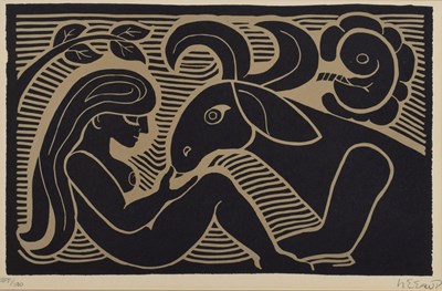 Lot 504 - Henry Heerup (1907-1993) - Signed limited edition print