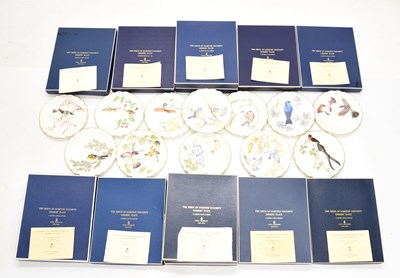 Lot 429 - Collection of twelve Royal Worcester annual cabinet plates