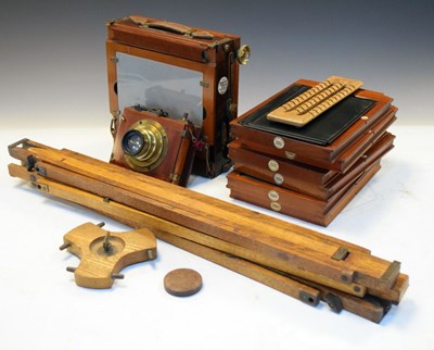Lot 134 - Thornton Pickard 'Amber' field camera etc