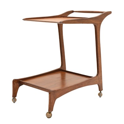 Lot 607 - 1960s teak trolley