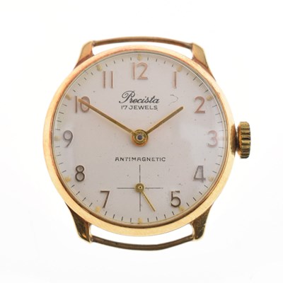 Lot 83 - Precista - Lady's 18K cased watch head