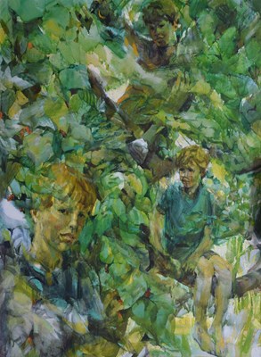 Lot 26 - Anne Hicks (1928-2020) – Oil on board