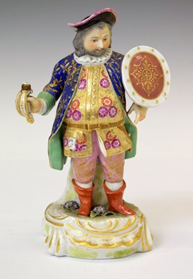 Lot 55 - 18th century Derby figure of James Quinn as Falstaff
