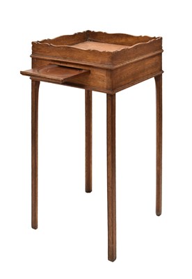Lot 87 - 19th century mahogany kettle stand