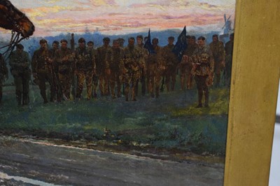 Lot 31 - Irish and Great War Interest - Fortunino Matania (1881-1963) - Oil on canvas - The Last General Absolution of the Munsters