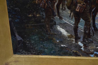 Lot 31 - Irish and Great War Interest - Fortunino Matania (1881-1963) - Oil on canvas - The Last General Absolution of the Munsters