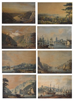 Lot 3 - Nicholas Pocock, OWS (1740-1821) – Bristol and the Avon Gorge