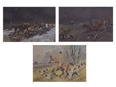 Lot 15 - John Frederick Herring Jnr (1815-1907) - Three watercolours with bodycolour