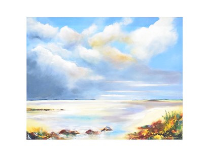 Lot 522 - Ray Loudman (Bristol Savage) - Oil on board - 'Summertime Isles of Scilly'