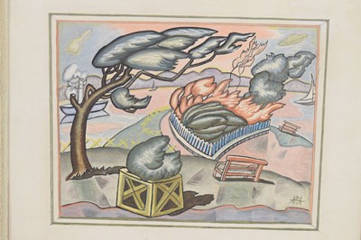 Lot 501 - Doris Hatt (1890-1969) - Oil on panel - The Green Beach, Clevedon